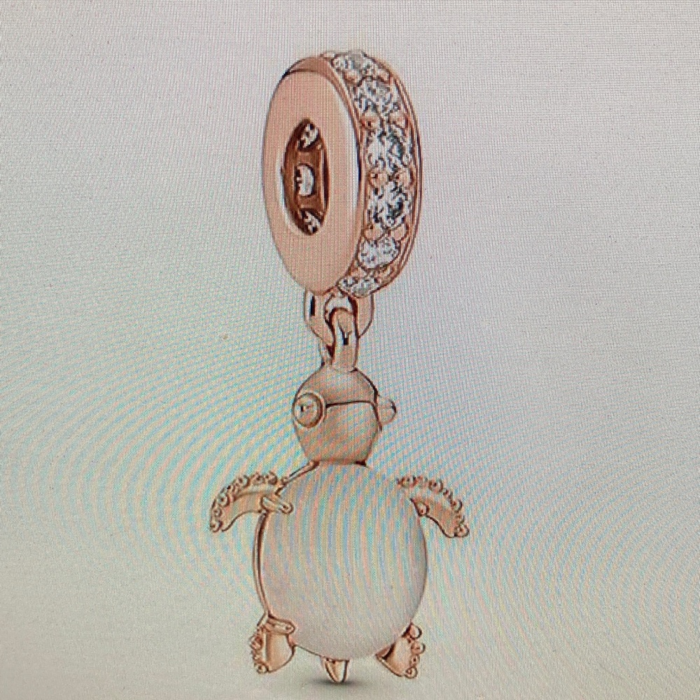 Pandora Rose Gold Turtle Charm Bracelet